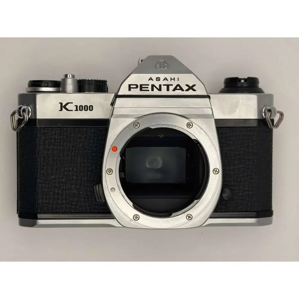 Pentax K1000 35mm SLR Film Camera SMC Pentax-A 50mm F2 Lens Manual Tested